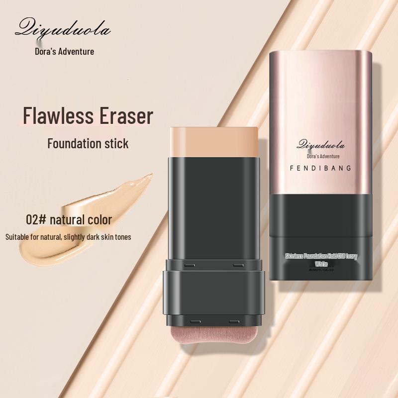 

Kiyu Dora Flawless Eraser Двусторонний стик для тональной основы и консилера - Кремовый, Водостойкий, Осветляет и Выравнивает Тон Кожи 20g