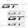 UNYG8 GT Logo 2025 Neue Schrift Metallplakette Aufkleber Auto Kofferraum Heck Karosserie Emblem Für Peugeot 308 208 3008 408 2008 4008 5008 508 RCZ