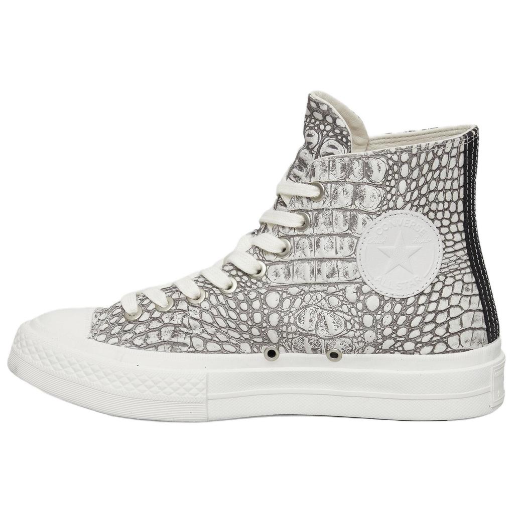 Converse Chuck Taylor All Star First String High White Snow White Black Unisex Sneakers Grey A18413C