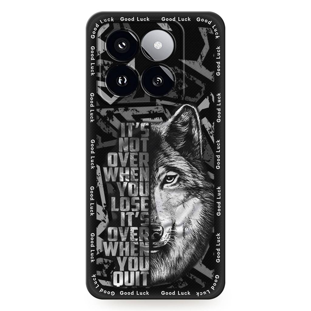 Silicone TPU Phone Case For Xiaomi 14T Pro Cartoon Protective Cute Anti-dust Shockproof Durable Soft Case Graffiti