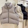 Winter New Down Vest Women's Short Thickened Warm White Duck Down Fashionable High-end Vest Tide