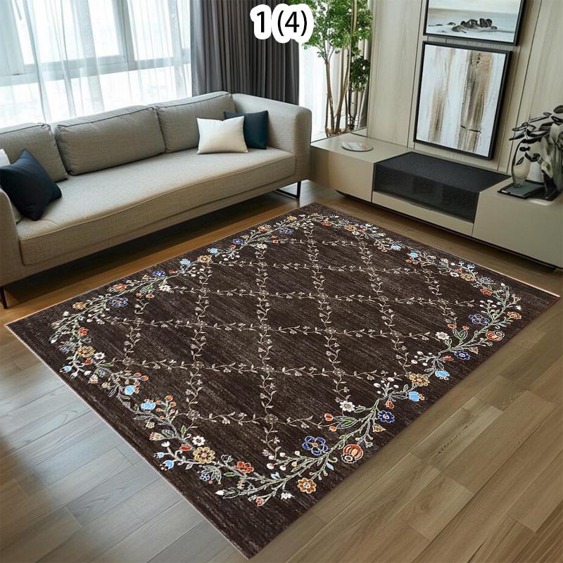 Retro Carpet for Living Room Persian Boho Decor for Room Balcony Rug Large Luxury Bed Room Decoration Home Mats Bedside