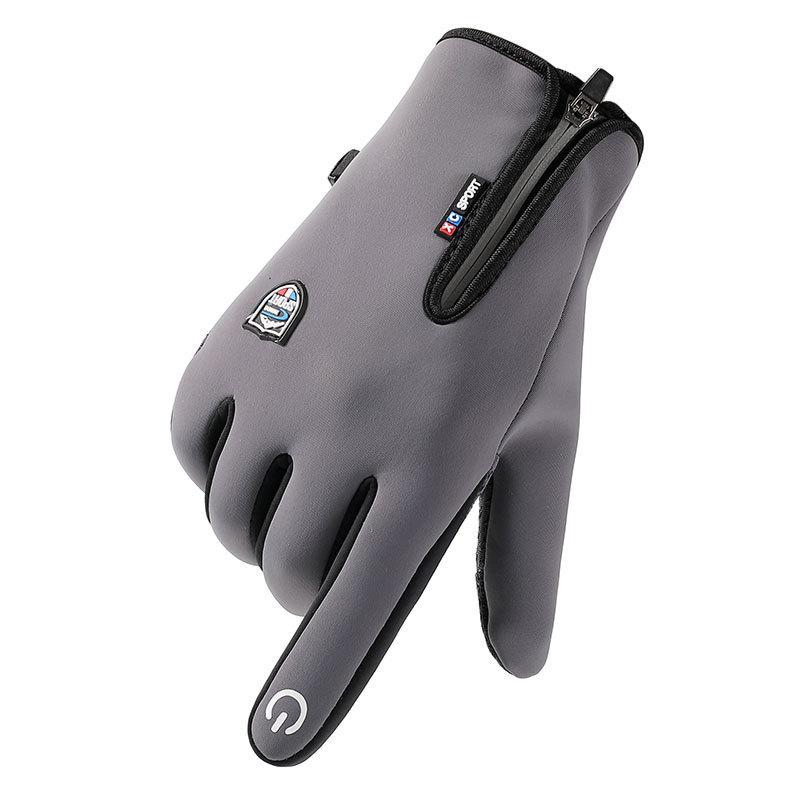 

Перчатки для велоспорта для мужчин на осень и зиму, брызгозащищенные, бархатные, теплые, нескользящие, перчатки для альпинизма на открытом воздухе для женщин XL