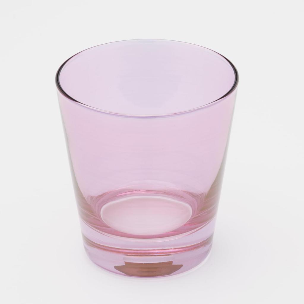 Otsuka Glass "Pinsel" Rocks Glass, Old Style, Approx. 210ml, Amethyst, Purple, Made In Japan, 6278-726-4-1P