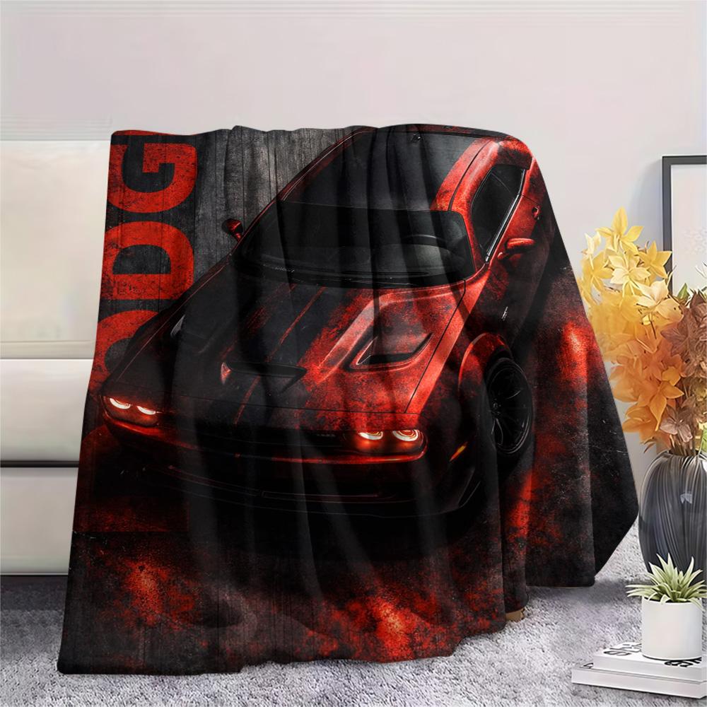 Dodge Muscle Car Kunstdecke Decke Campingausflug Klimadecke Laken Büro Ruhedecke