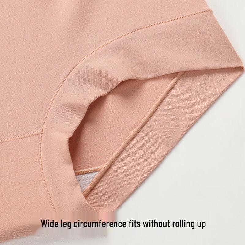 FitonTon Women's High Waist Cotton Boxer Briefs with Silk Gusset (4-Pack)