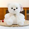 Plush Teddy Bear Toy With Love Heart Pendant And Skirt Decoration For Children