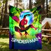 1PC SpiderMan, WebSlinger Outdoor Blanket Lightweight Flannel, Soft & Warm, All-Season Use for Sofa, Outdoor, Camping, Living Room, Office55