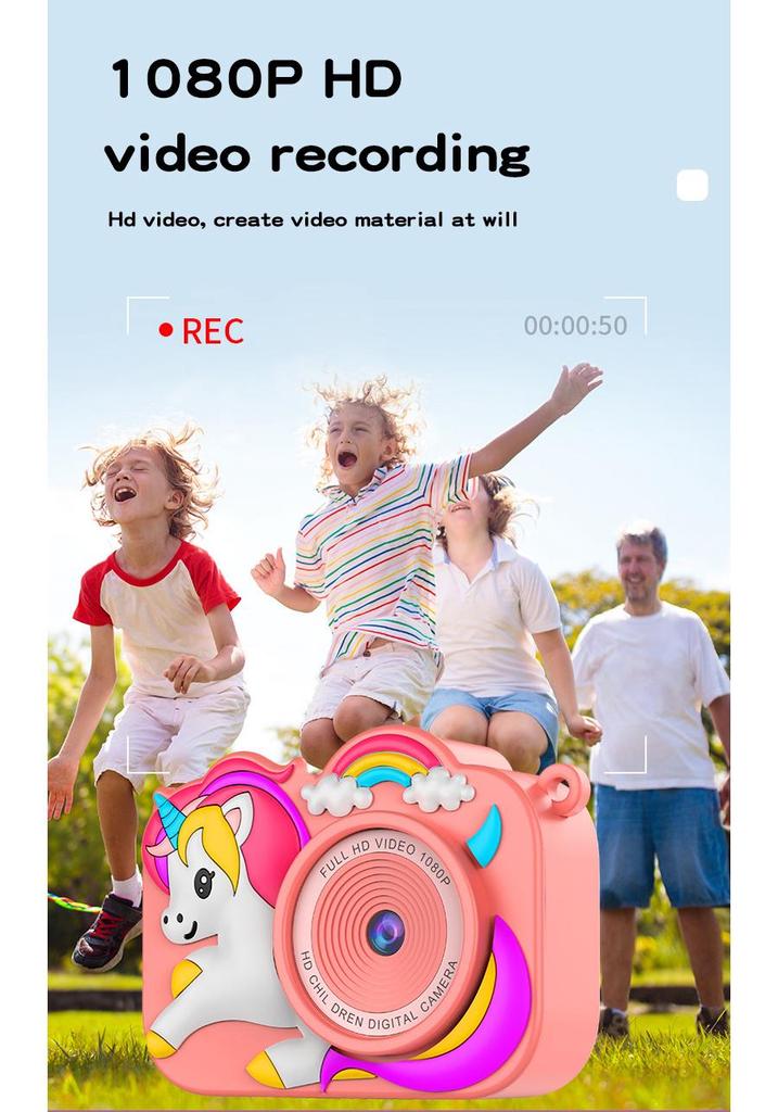 Y8 Kids Portable Mini Cartoon Camera: Cute HD Digital Photography Gift 2025