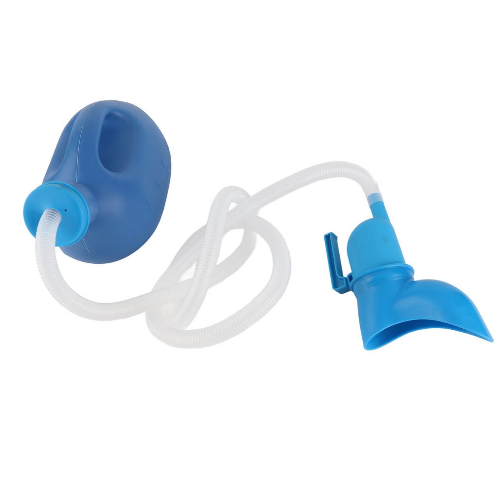 Unisex Potty Urinal 2000ML Capacity Leakproof Urinal Bottle with Flexible Long Tube for Elderly