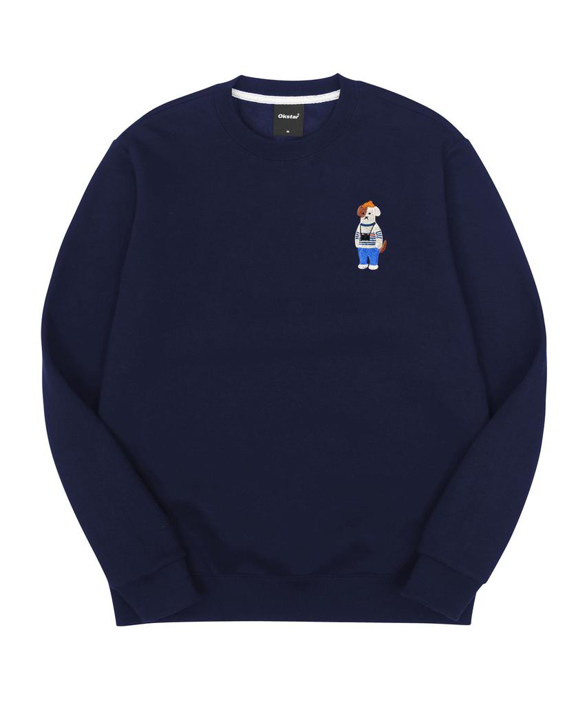 OKSTAR Mini-Me Photographer Brodog Embroidered Double-Sided Sweatshirt (Type B)