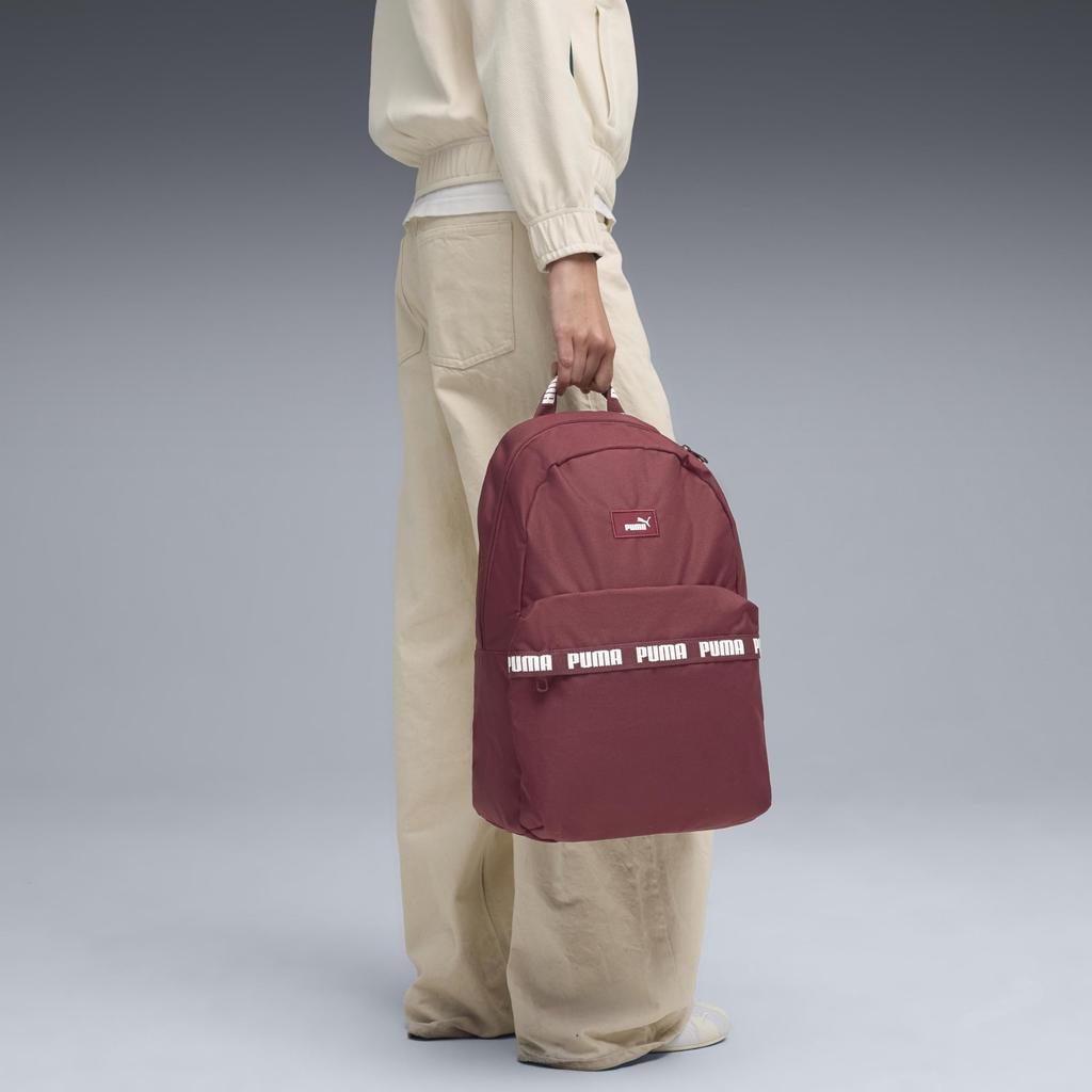 PUMA PHASE Tape Backpack 2025 Ruby Shimmer One Size 091170, Fall/Winter Color (20),
