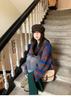 Women's Korean Retro Striped Knit Top - Soft & Versatile for Autumn/Winter 2026