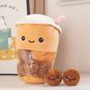 Bubble Tea Boba Cup Squishmallow Plush Toy Pillow Cushion Kids Birthday Gift