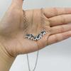 Gothic Punk Bat Pendant Necklace - Halloween Fashion Statement