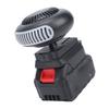   Portable   Defogger, 12000mAh Battery Powered Space Heater Electric Tricycle Car Heater with 2 Speed Levels and 2 X USB Output, ABS  