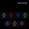 FA9LED Luminous Car Water Cup Holder Coaster Lamp For Mercedes Benz W203 W204 W205 W210 W211 W212 W221 W222 CLS CLA CLK SLK GLK