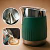 304 Stainless Steel Latte Art Cup Silicone Insulated Sleeve Latte Art Milk Frother Jug  Water Bar