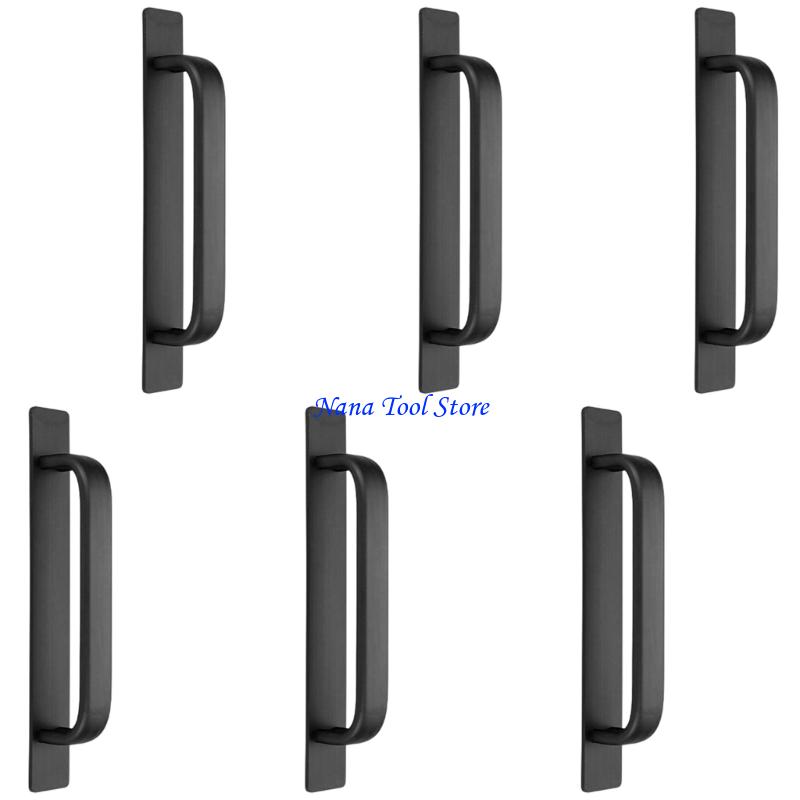 31GJ 6PCS Tool Easy Mounting Kitchen Drawer Pulls Aluminum Strong Cupboard Handles