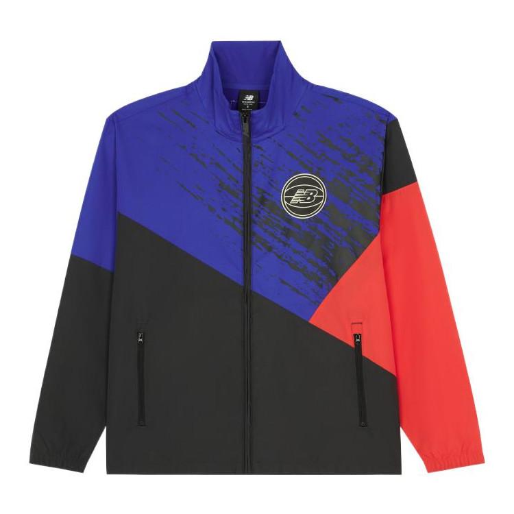 New Balance Jackets Men s Blue Stand Collar Moderate Other MJ21590-PHM M