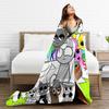 Sprunki Incredibox Game Blankets Airplane Travel Flannel Throw Blanket For Outdoor Warm Soft Design Quality Bedspread Gift