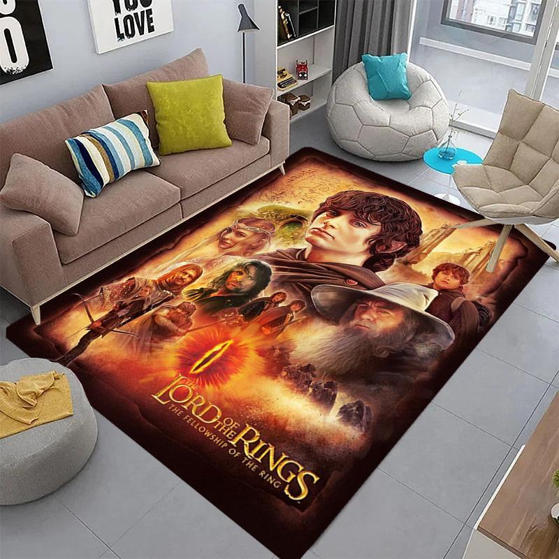 Middle-earth's Epic Saga carpet Living room and bedroom mats Suitable for all seasons Bathroom mat Art Protective pad
