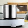 Stainless Steel Deep Frying Pot Detachable Handle Milk Warmer Pot Tempura Fryer Pan  French Fries