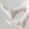 Womens Solid Color Sport Casual Sock Autumn Spring Breathable Soft Short Performances Cotton Crew Daily Stocking