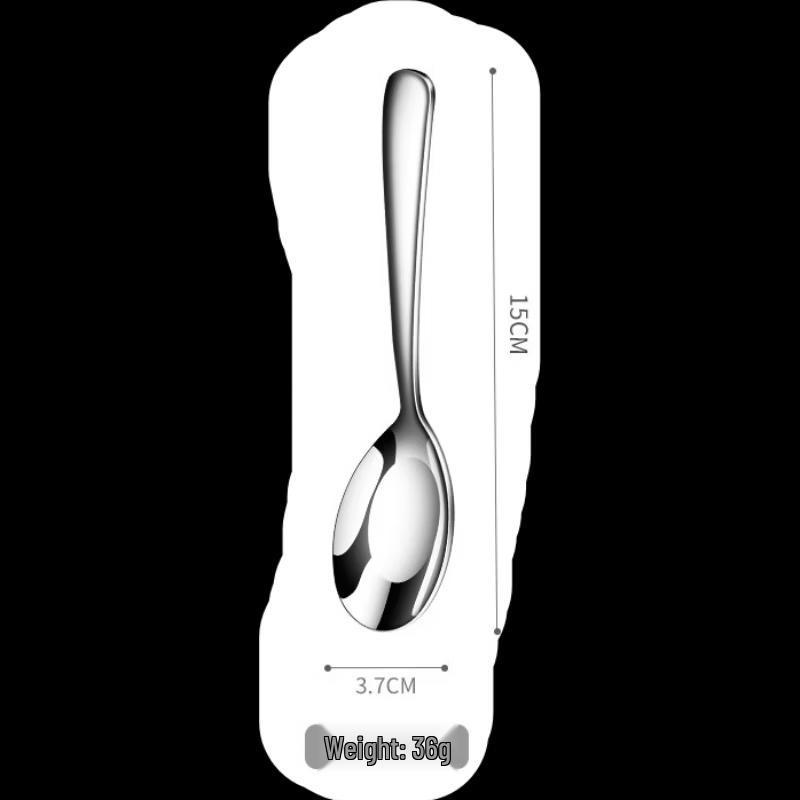 304 Stainless Steel Flat Bottom Dining Spoons
