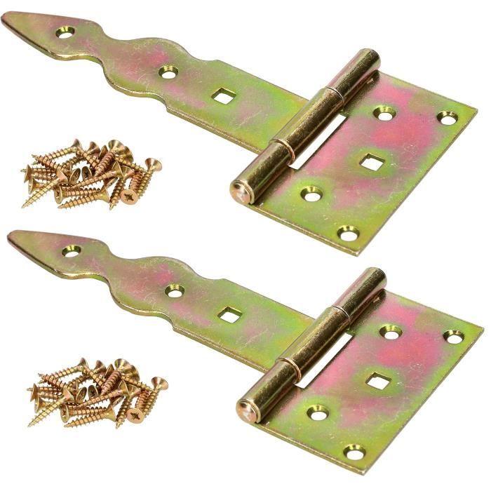 Cerniera a T - KOTARBAU - Acciaio - 150 mm - Rivestimento in Zinco - Resistente allumidità