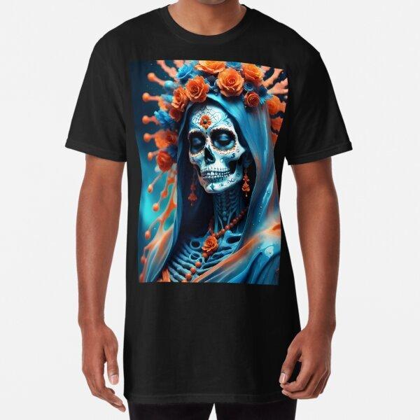 BEST SELLING Calavera de la Santa Muerte 18 Long T-Shirt S