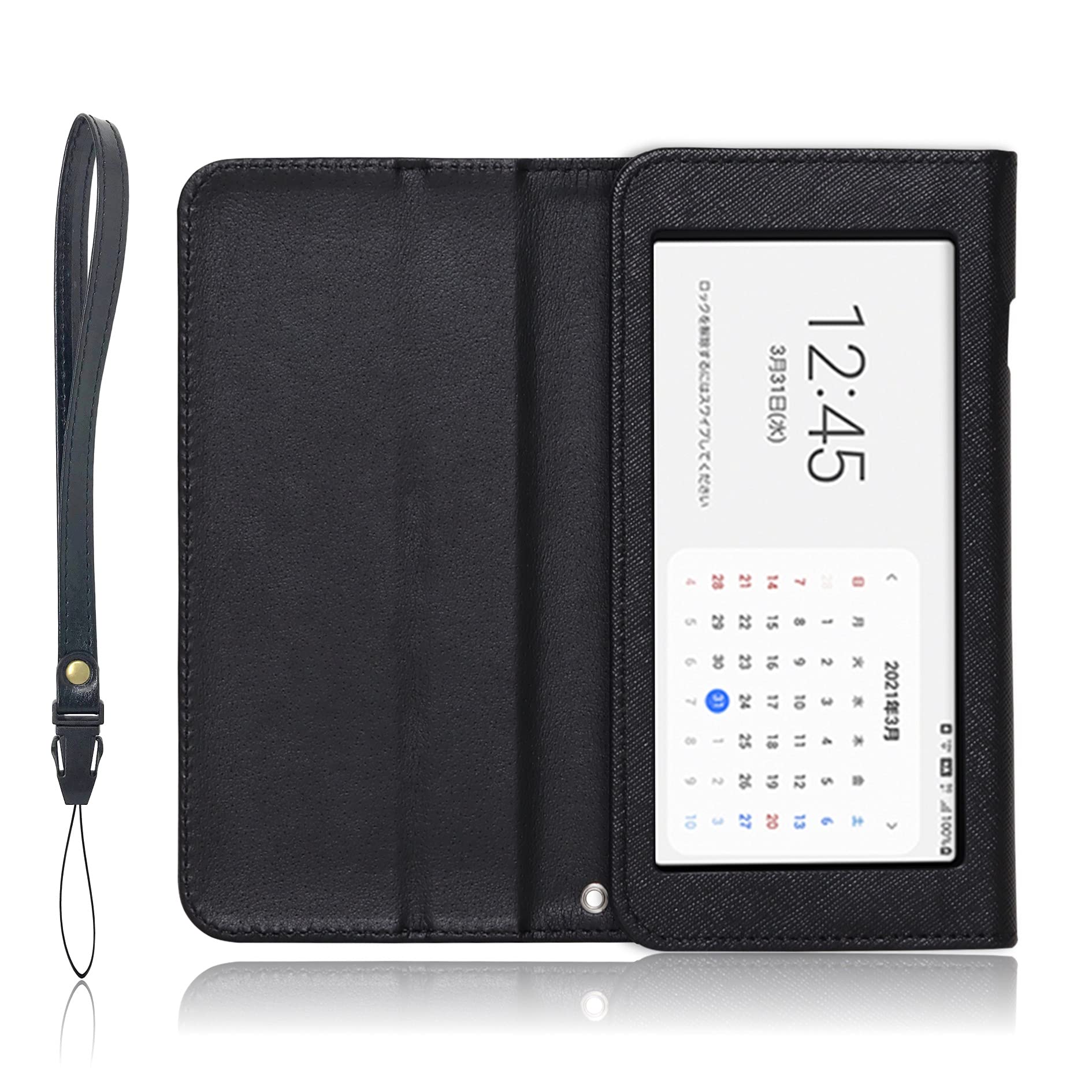 

LOE auUQ Galaxy Mobile Wi-Fi SCR01 Dedicated Mobile Router Case with Protective Film (Black)