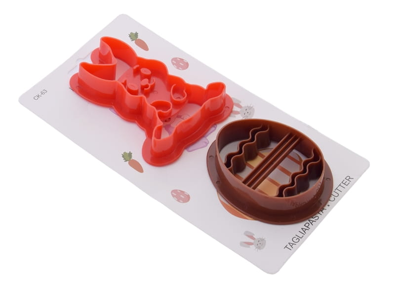 Bunny and Easter Egg Cookie Cutters 2 pcs