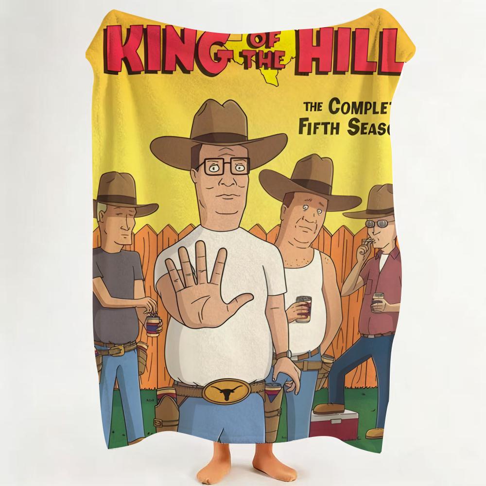

Cartoon K King o of t the H Hill Throw Flannel Throw Blanket Suitable for Sofa Living Room Bedroom 75cmx90cm