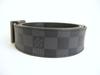 Authentic LOUIS VUITTON Damier Graphite Infini Inventure Buckle Belt Size M #a877  Refurbished
