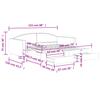 Extendable Daybed with Drawers Black 100x200 cm Fabric