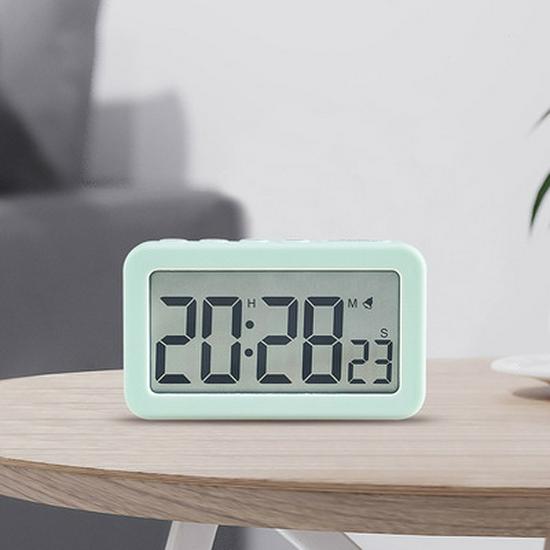 9-inch Multifunctional LED Clock with Multiple Alarms - Model 2802
