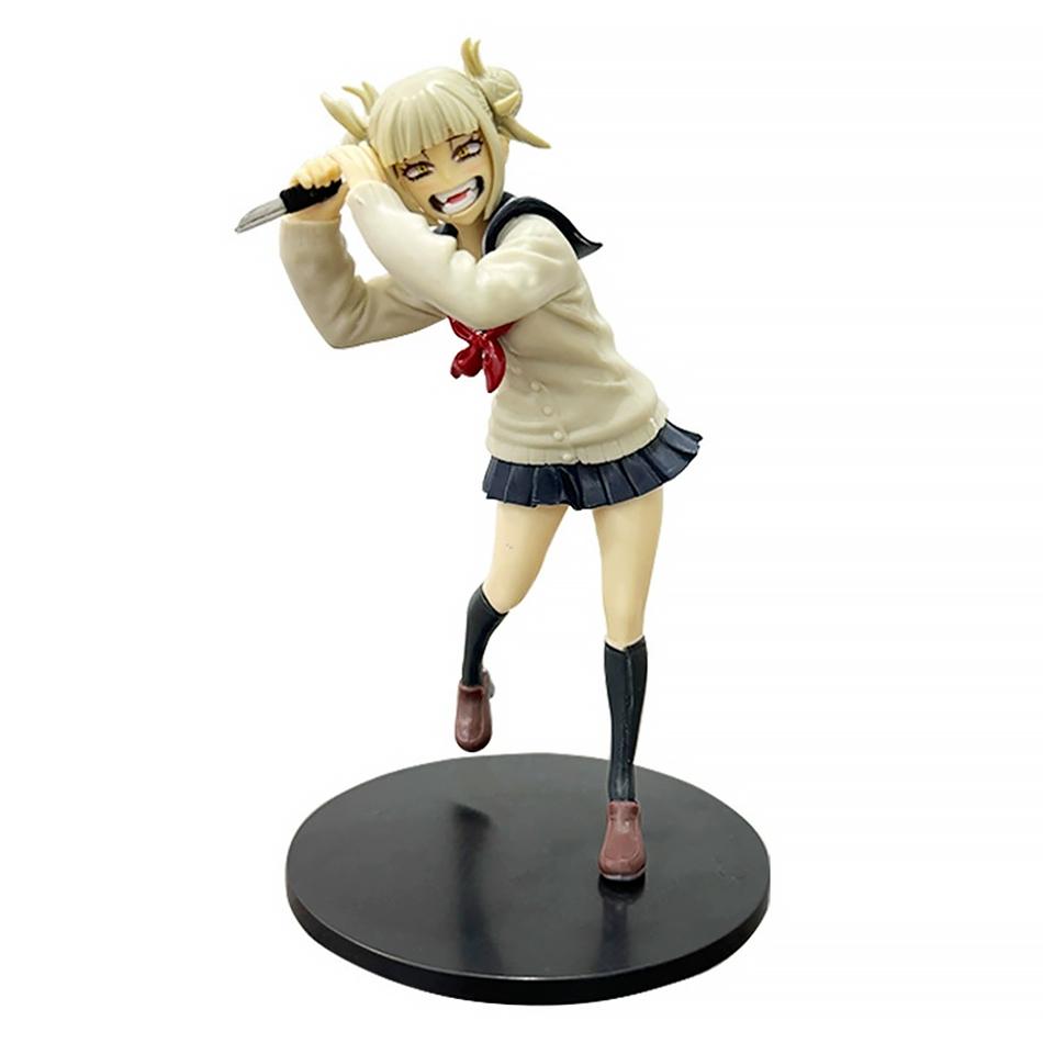 

My hero academy anime character peripheral himiko toga beautiful uniform battle version figure table ornaments model toy present