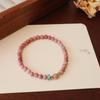 Baroque Natural Freshwater Pearl Beaded Bracelet Women's High-end Sense Light Luxury Niche Design Sense Versatile Jewelry