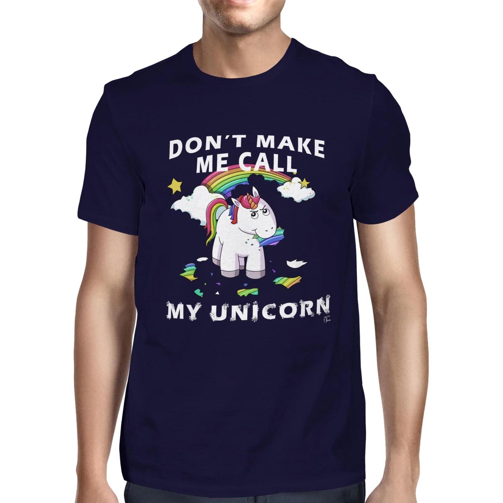 1Tee Mens Don t Make Me Call My Unicorn T-Shirt XL