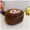 Double Backed Canvas Crossbody, Loose Change Plush Bag, Doll, Children's Backpack