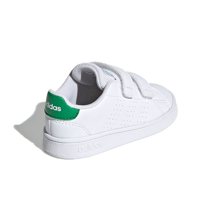Adidas Advantage I White Green Baby Sneakers Cloud-White Legend-Ink EF0301