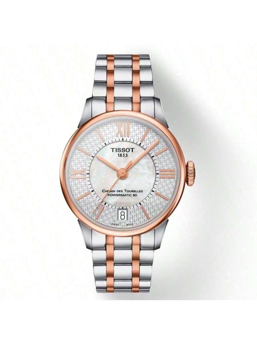 

Tissot Duur Series, Automatic Mechanical, 50M Water-Resistant Women s Watch, Rui Watch 32mm White Dial, Stainless Steel Case & T099.207.22.118.01 білий