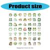 100Pcs Froggy Stickers Cartoon Animal Stickers for Journal Planner Pen Case Children Stickers for Rewarding Scrapbooking