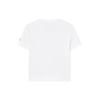 FILA X HAGT Collaboration Casual Breathable Round Neck Letter Solid Short Sleeve T-Shirt Women tops Standard-White F11W229123F-WT
