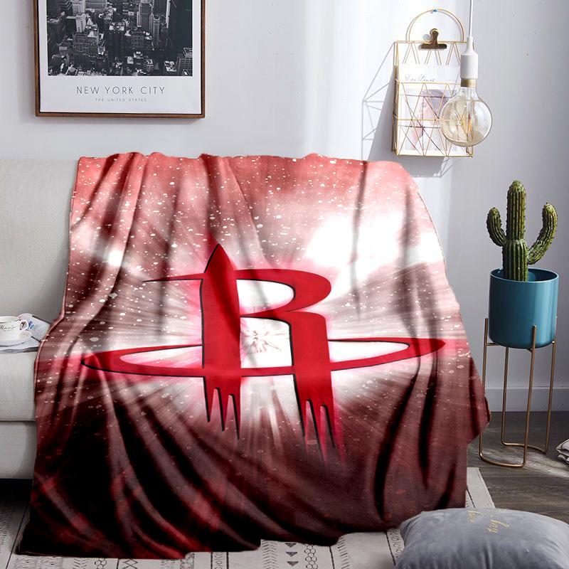 Rockets Basketball Team Blanket Lightweight Flannel Bedding Blanket Perfect for Travel, Camping, Living Rooms, Offices, Sofas, Fan Christmas gift