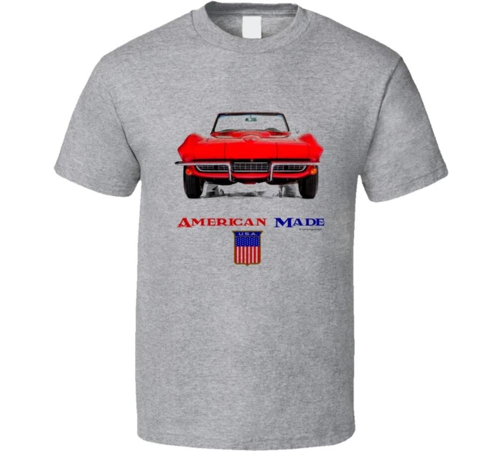 American Made C2 Vette Muscle Car Classic Gift T Shirt XL