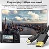 0.5m Micro HDMI Male to HDMI Male Cable 4K HD Video Transmission Cord