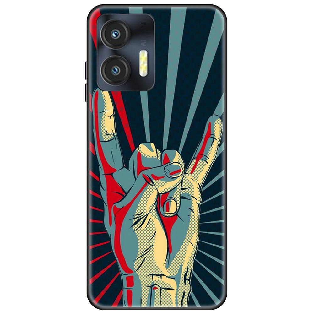 For Oukitel C35 Svart Deksel Tpu Søt Tegneserie Bakdeksel på OukitelC35 Full beskyttelse støtsikker Ultratynn bumper