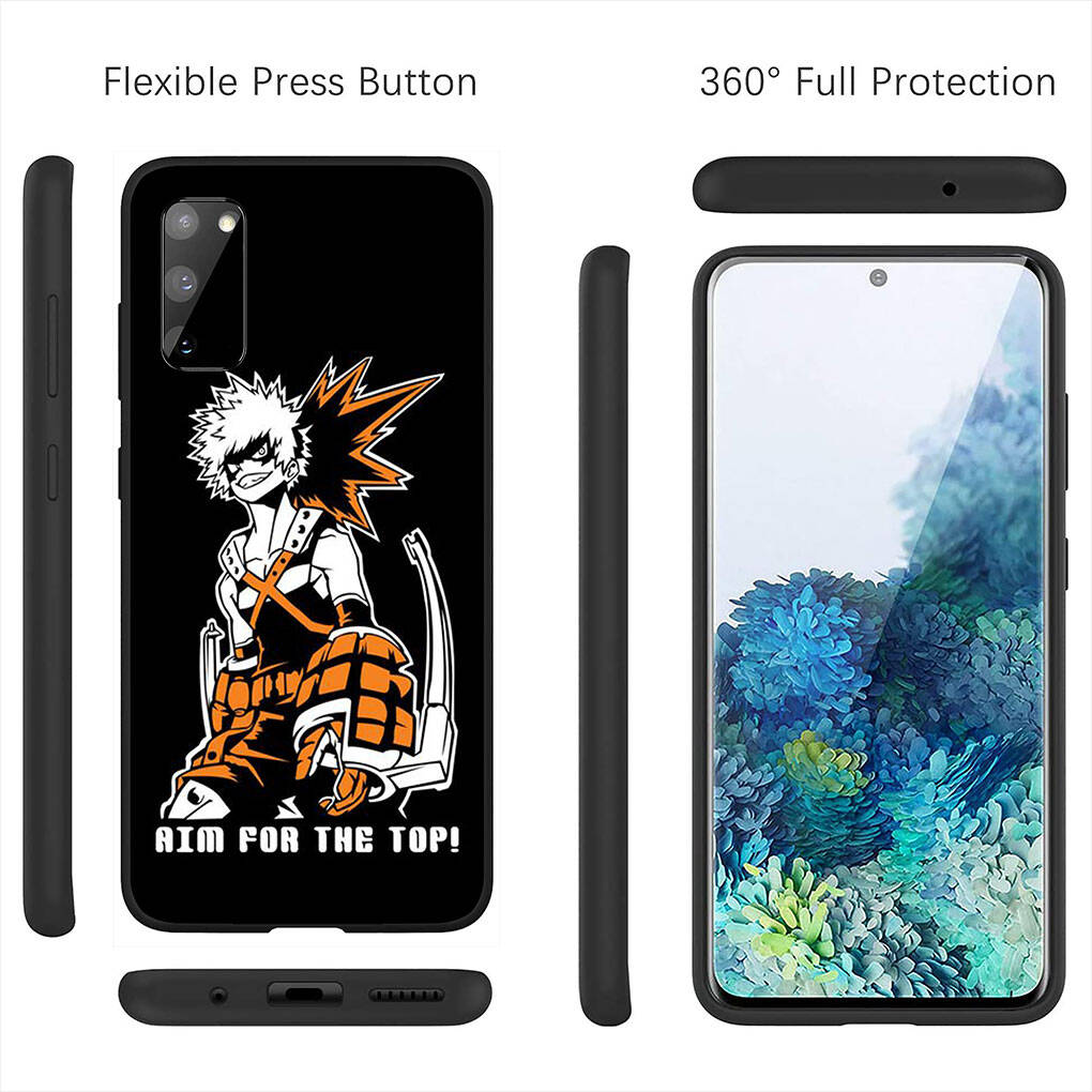 Cover for iPhone 17 16 15 Xiaomi Poco Redmi Note 14 13 12 Pro Max Samsung Galaxy S25 S24 S23 OPPO Huawei Bakugou Katsuki My Hero Academia Phone Case